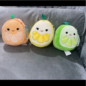 Squishmallow citrus squad!!!!! Full set!